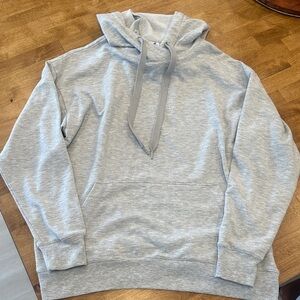 90 Degree By Reflex Light Gray Hoodie